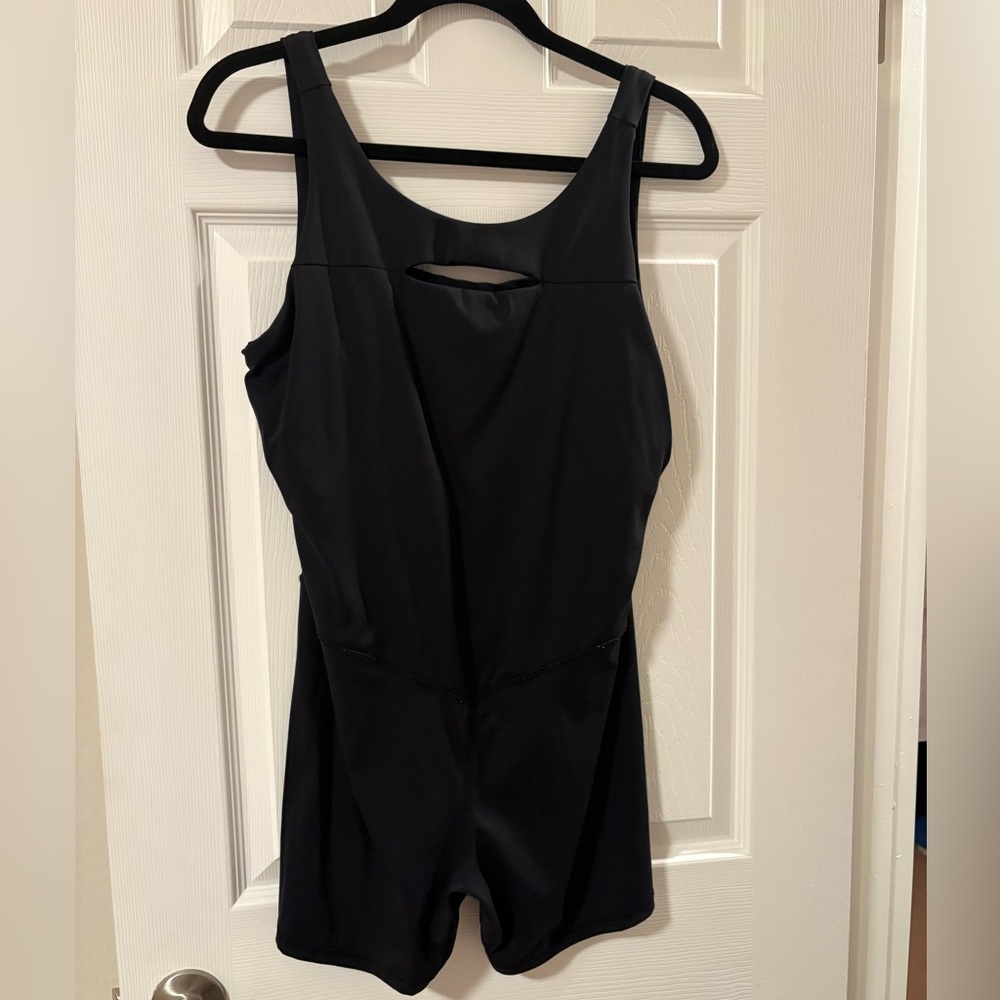 Black Workout Romper
